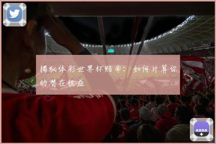揭秘体彩世界杯赔率：如何计算你的潜在收益